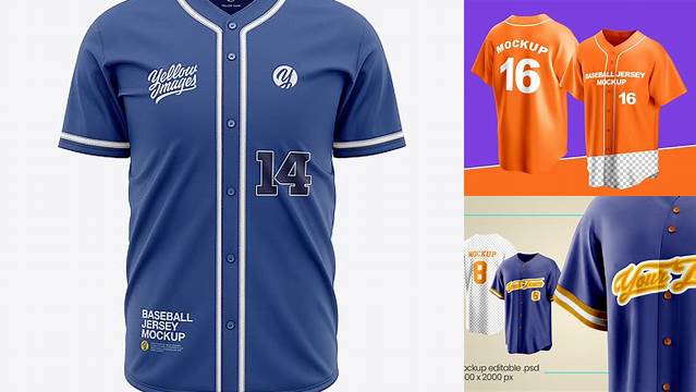 8778+ Baseball Jersey Mockup Psd Free Free Professional PSD Download