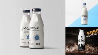 8778+ Glass With Milk PSD Mockup Download Free