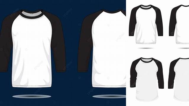 8778+ Mockup Kaos Raglan Depan Belakang Professional PSD Mockup