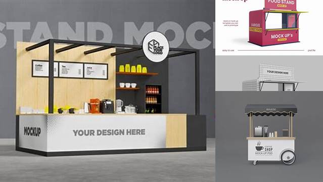 8785+ Food Stall Mockup Easy Editable