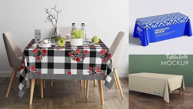 8785+ Free Tablecloth Mockup Photoshop Freebie