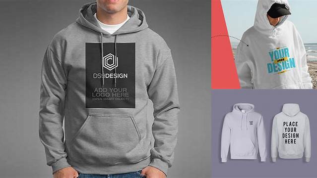 8785+ Gildan Hoodie Mockup Free PSD