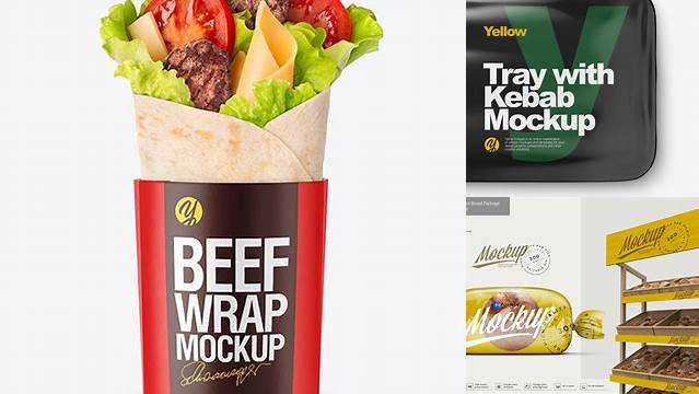 8785+ Mockup Packaging Kebab Download Free