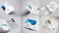 8788+ A4 Bifold Brochure Mockup Free Download Free PSD