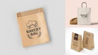 8790+ White Paper Bakery Bag PSD Mockup Digital Resource Free Download