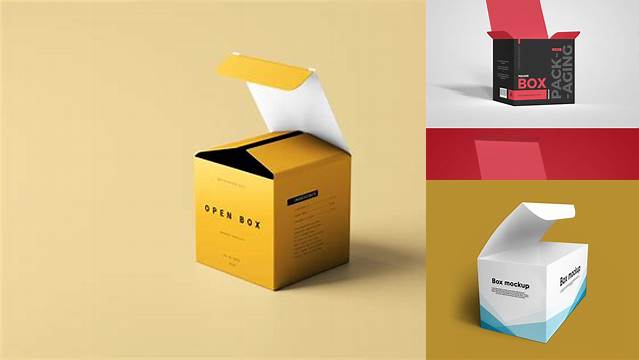 8792+ Open Box Mockup Best for Showcase