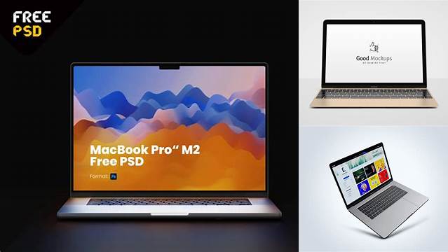 8793+ Apple MacBook Gold PSD Mockup Front View Download Free