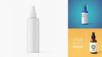 8798+ Open Glossy Spray Bottle PSD Mockup Downloadable PSD Design Template