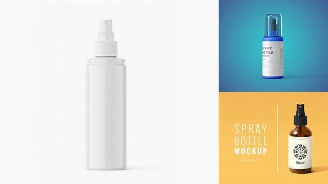 8798+ Open Glossy Spray Bottle PSD Mockup Downloadable PSD Design Template