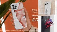 8801+ Clear Case Mockup Smart Layer Mockup Free