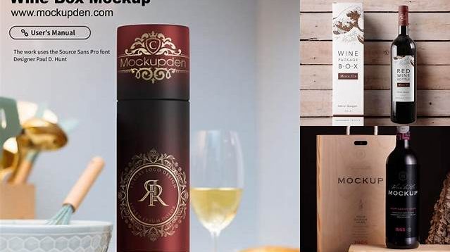 8802+ Wine Box Mockup Creative PSD Resources