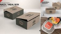 8803+ Food Box Mockup Stylish PSD for Free