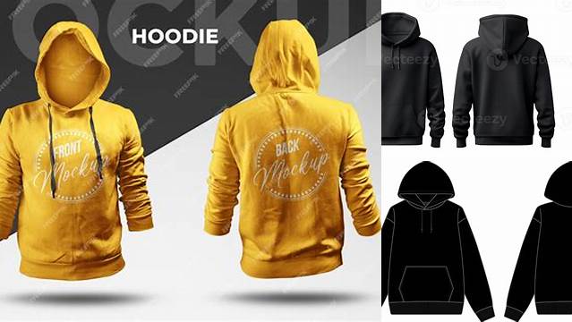 8803+ Hoodie Mockup Front And Back Easy Editable