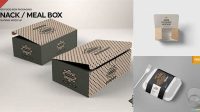 8805+ Mockup Food Box PSD Free Download