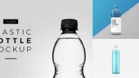 8808+ Clear Plastic Bottle PSD Mockup Digital Resource Free Download