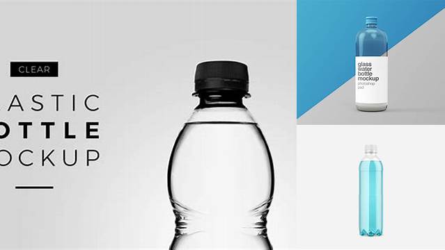 8808+ Clear Plastic Bottle PSD Mockup Digital Resource Free Download