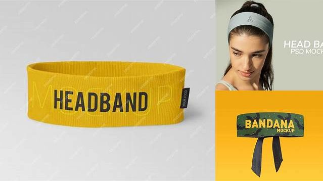 8820+ Headband Mockup Free High-End PSD Download