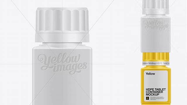 8823+ 40ml Tablet Container PSD Mockup Customizable Layered Design PSD