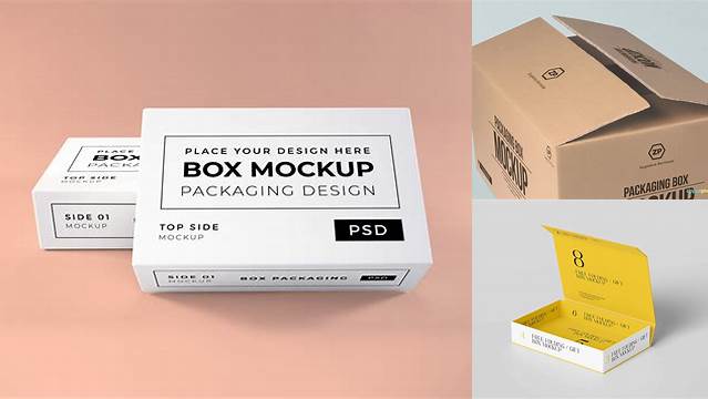 8823+ Packaging Box Mockup Digital Download