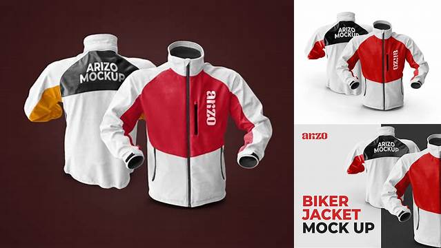 8824+ Biker Jacket Mockup For Free Download