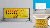 883+ Step And Repeat Banner Mockup PSD Download