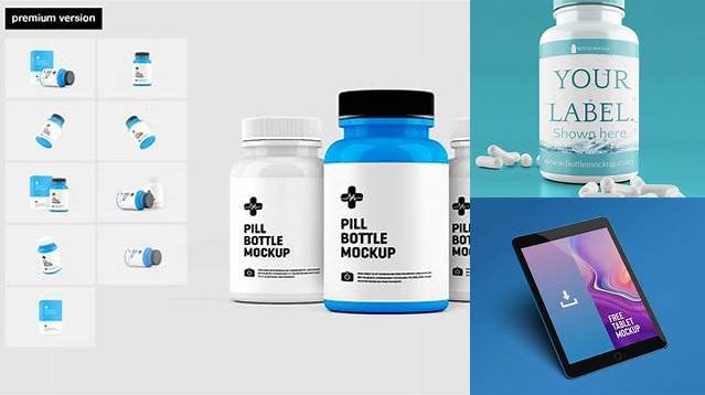 8838+ Tablet Bottle PSD Mockup Free Download Design Mockup