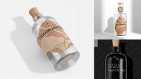 884+ 750ml Glass Liquor Bottle PSD Mockup Versatile Photoshop Freebie