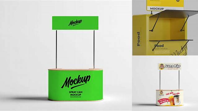 884+ Food Booth Mockup Free Exclusive Free Photoshop Mockup