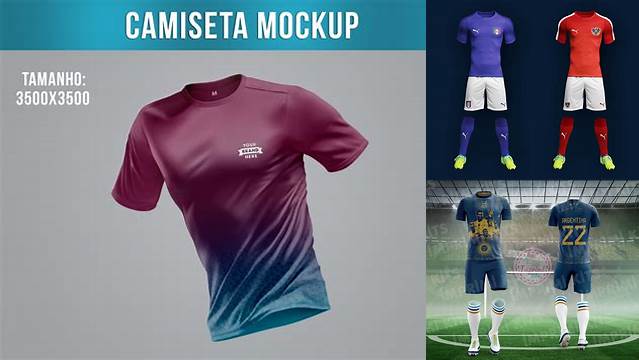 8843+ Mockup Uniforme Deportivo Gratis Versatile PSD Mockup File