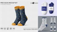 8847+ Socks Mockup Best Free Mockup PSD