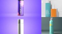 8848+ Body Spray Bottle PSD Mockup Premium Free Graphic Resource