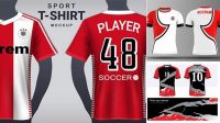 8848+ Sport T Shirt Mockup Free Include TIFF