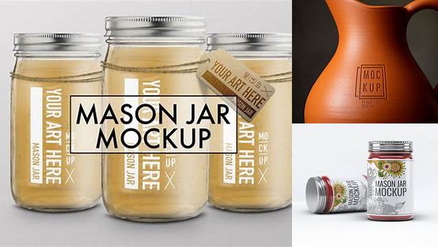 885+ Ceramic Jar PSD Mockup Free Premium Photoshop Template Download