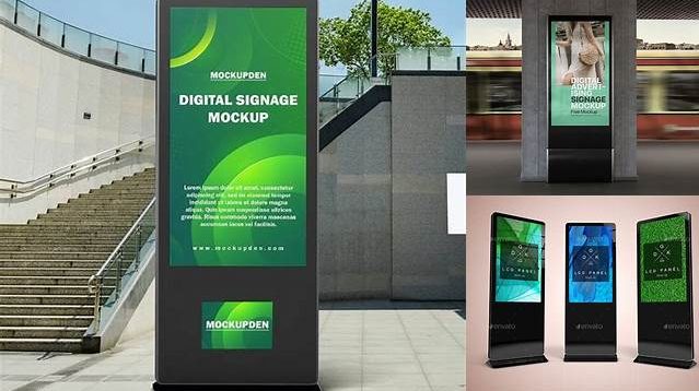 8850+ Digital Signage Mockup Mockup PSD Free Download