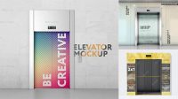 8861+ Elevator Mockup Psd Download Free PSD