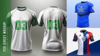 8862+ Soccer Jersey Mockup Psd Advanced Editable PSD