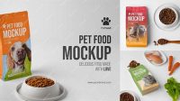 8866+ Pet Food Packaging Mockup Creative Layered Design File