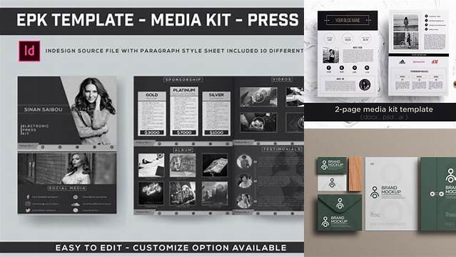 8868+ Press Kit Mockup Digital Download