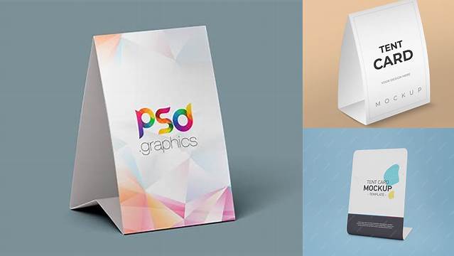 8873+ Tent Card Mockup Stylish PSD for Free