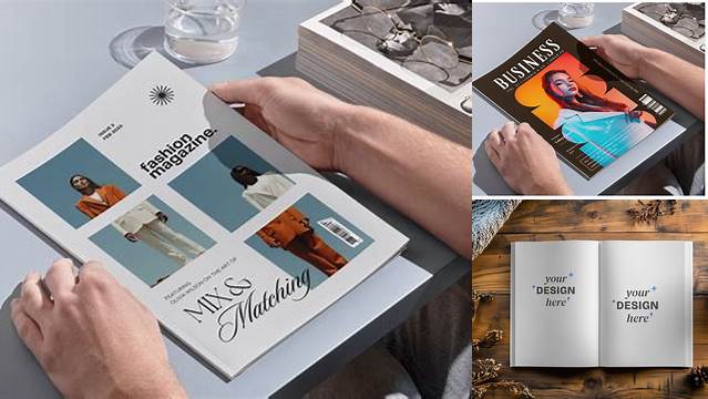 8874+ Free Magazine Mockup Generator For Free Download