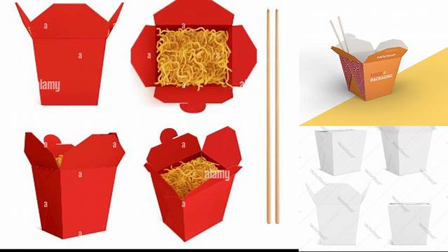 8879+ Wok Box Mockup For Free Download