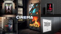 8880+ Movie Poster Mockup Free Download Free