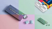 8882+ Chewing Gum Packaging Mockup Free Easy Editable