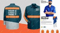 8882+ Work Uniform Mockup Digital Download