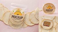 8884+ Tortilla Packaging Mockup PSD Download