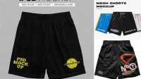 8886+ Mesh Shorts Mockup Free Include TIFF