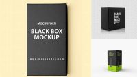 8893+ Black Box Mockup Psd Free Download Unique and Editable PSD