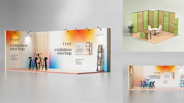 8896+ Exhibition Mockups Easy to Use PSD