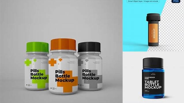 890+ Matte Plastic Tablets Bottle PSD Mockup Fully Editable PSD Template