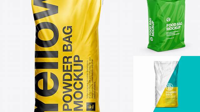 8900+ 25kg Powder Sack PSD Mockup Exclusive PSD Design Freebie